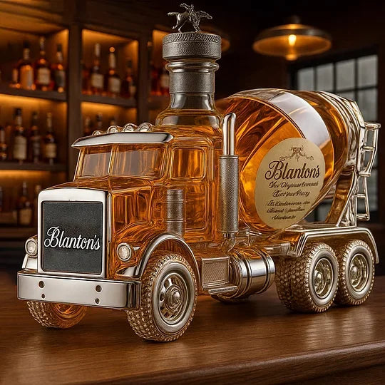 Unique Truck Whiskey Bottle