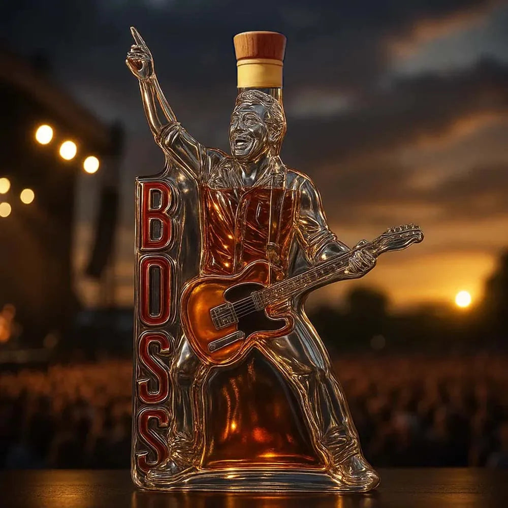 Bruce Springsteen “The Boss” Whiskey Bottle