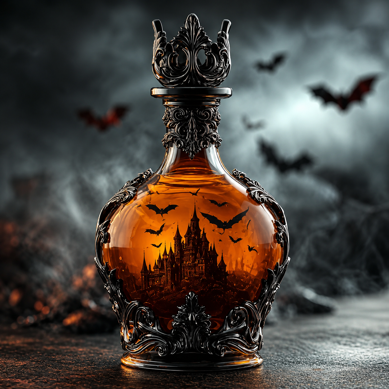 Haunted Halloween Limited Edition Whiskey Bottle
