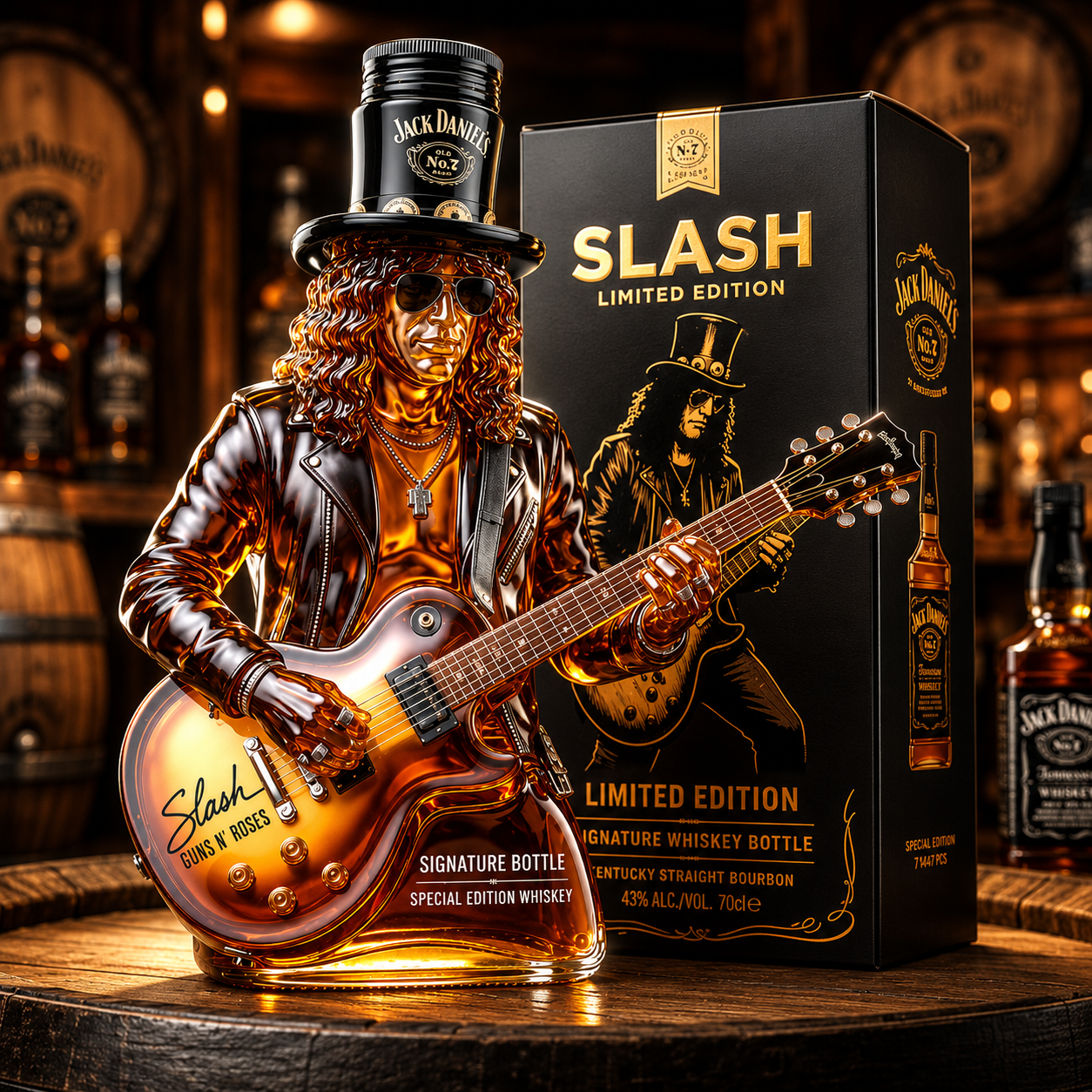 Slash Signature Collector’s Edition Whiskey Bottle