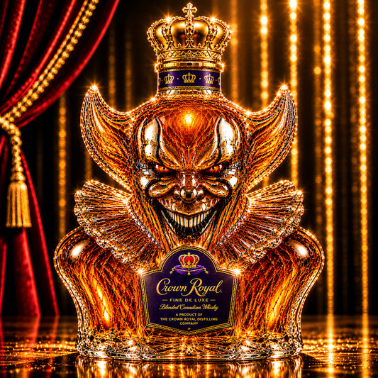 Clown Whiskey Bottle