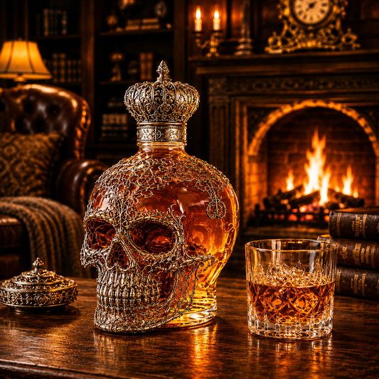 Royal Skull Whiskey Decanter