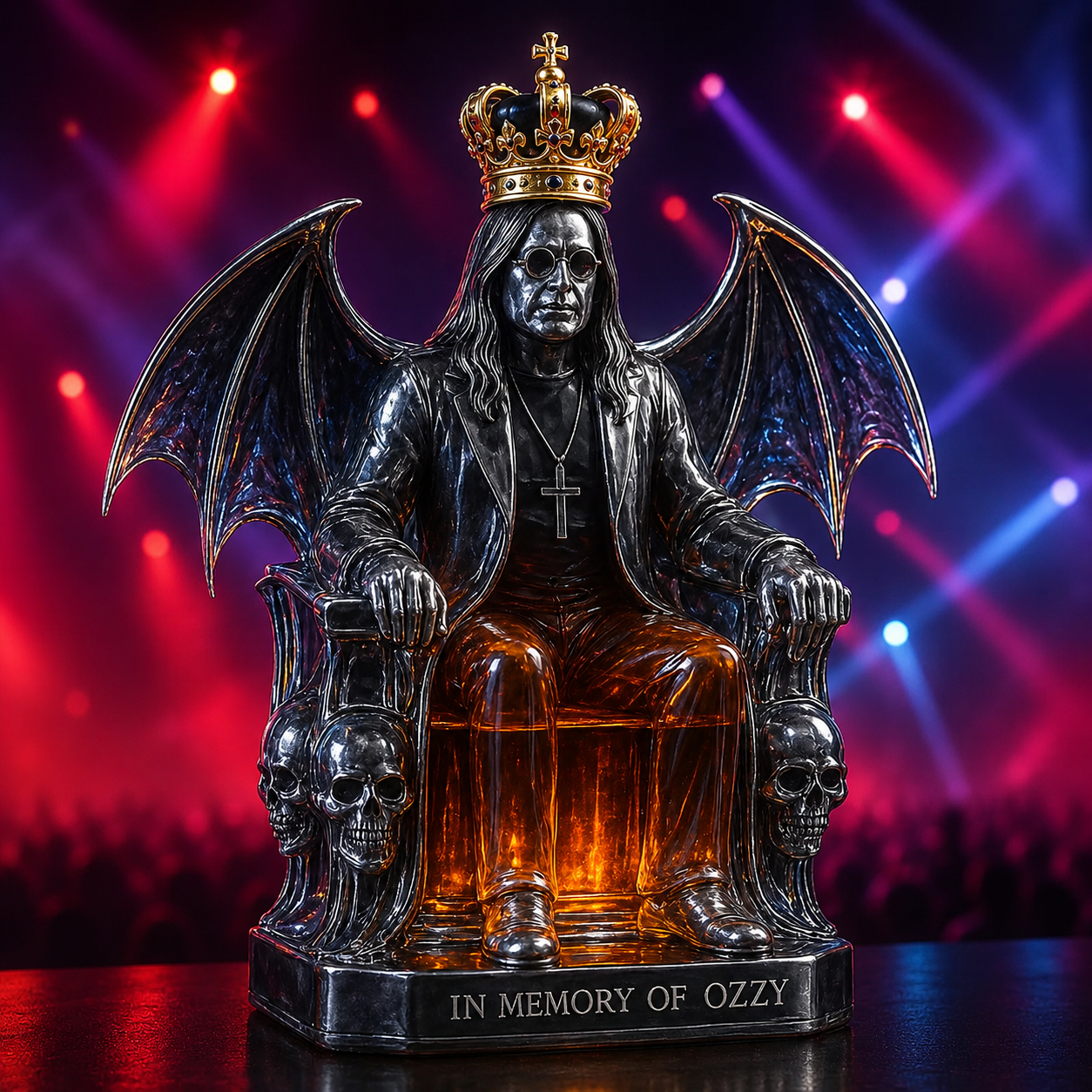 Ozzy Osbourne Whiskey Bottle