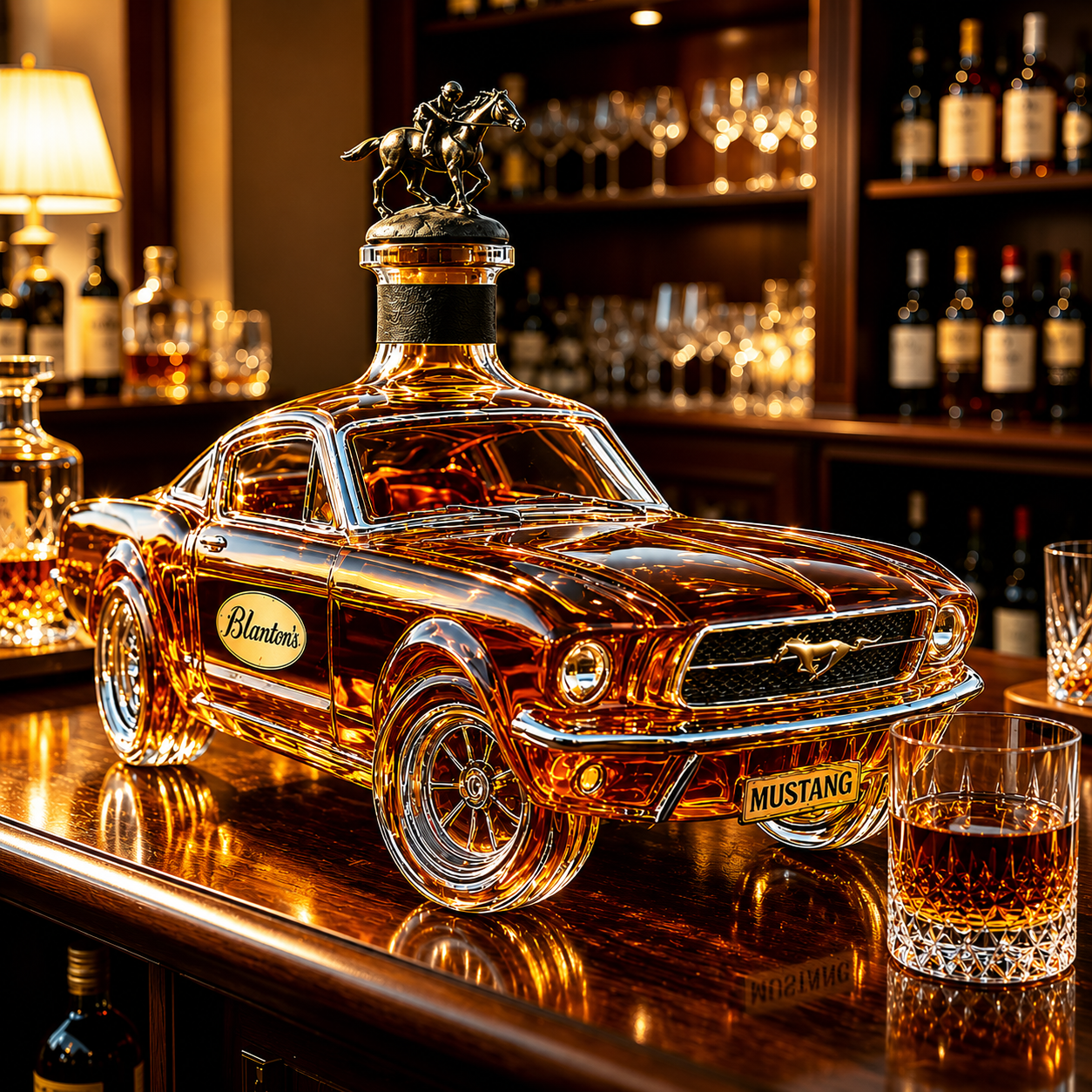 Mustang Whiskey Decanter