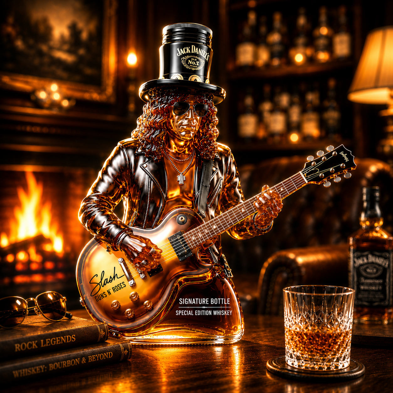 Slash Signature Collector’s Edition Whiskey Bottle