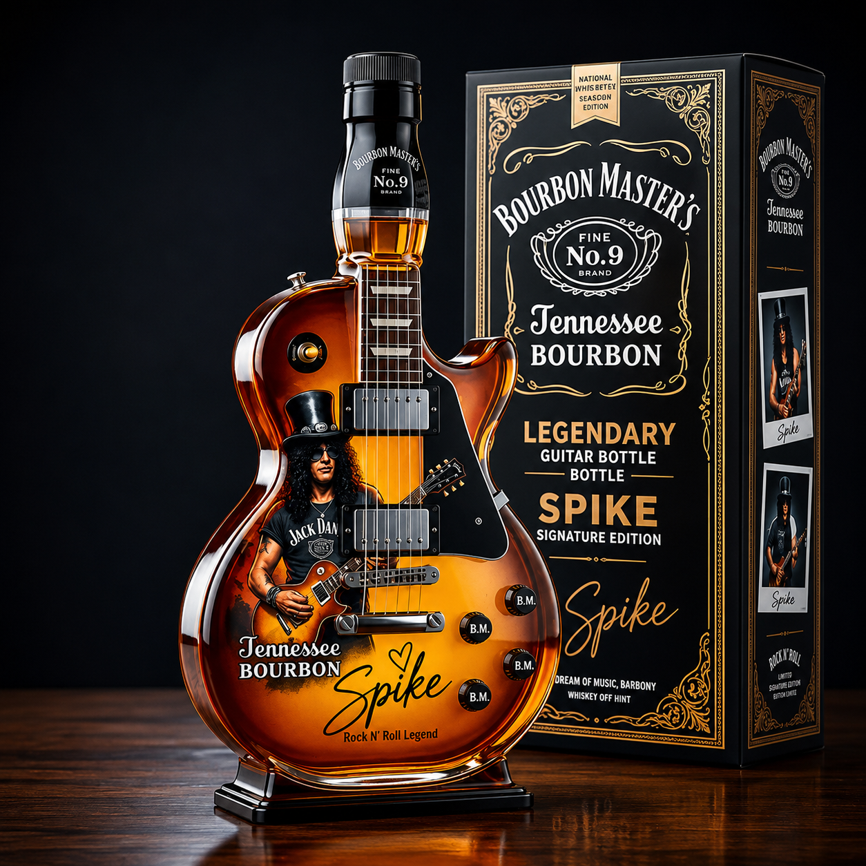 Vintage Guitar Figurine Whiskey Bottle