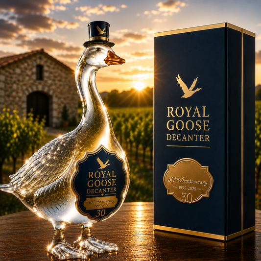 Royal Goose 3D Sculpted Vodka Bottle