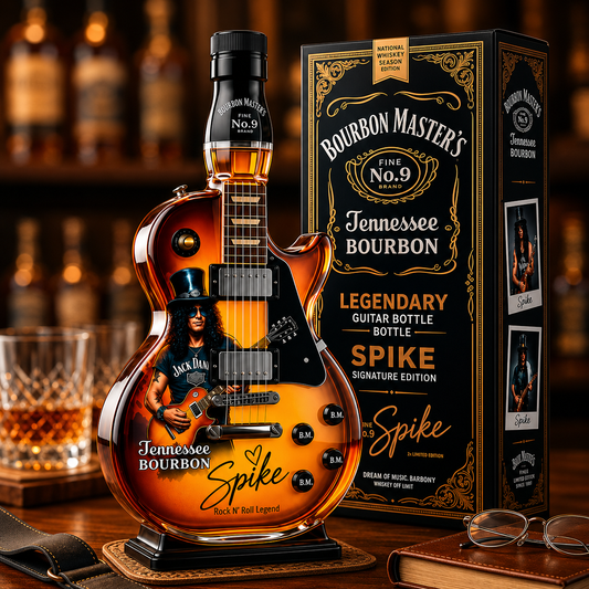 Vintage Guitar Figurine Whiskey Bottle