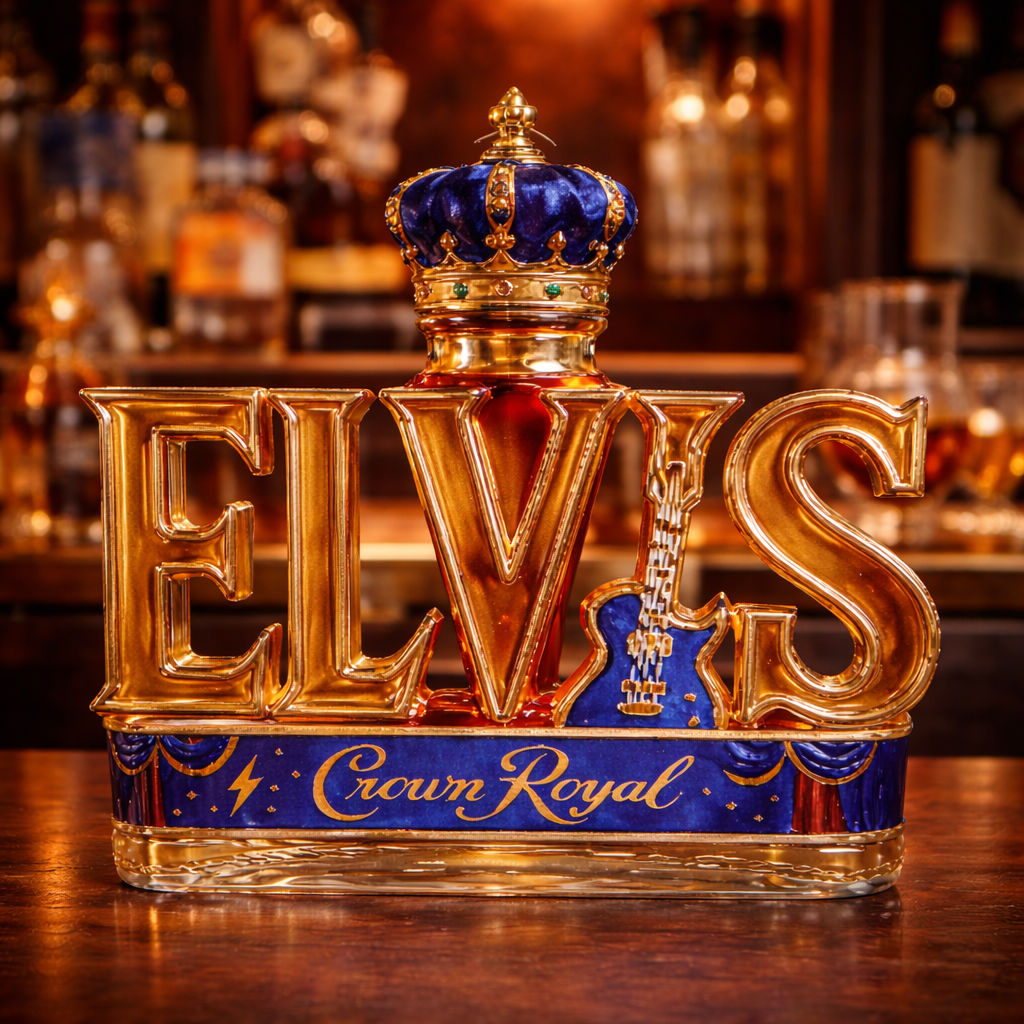 Elvis Presley Commemorative Whiskey Decanter