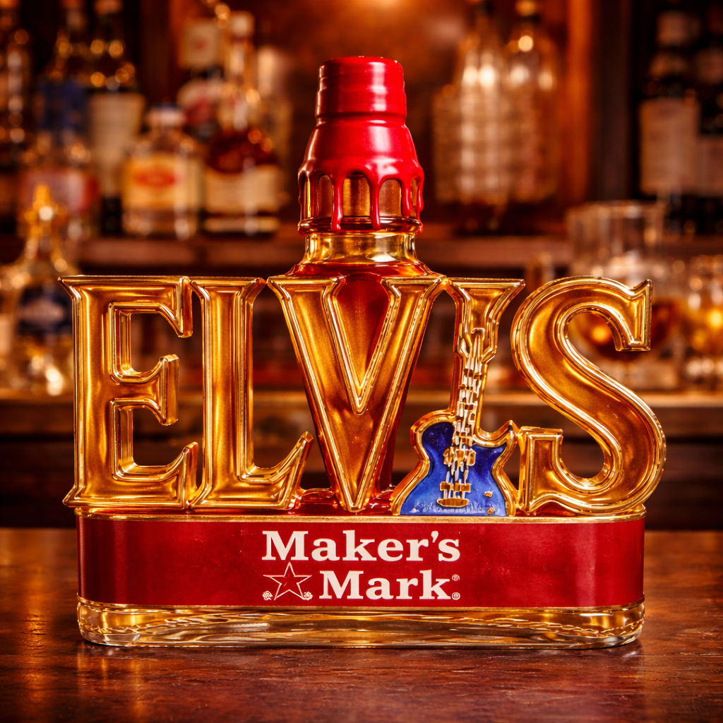 Elvis Presley Commemorative Whiskey Decanter