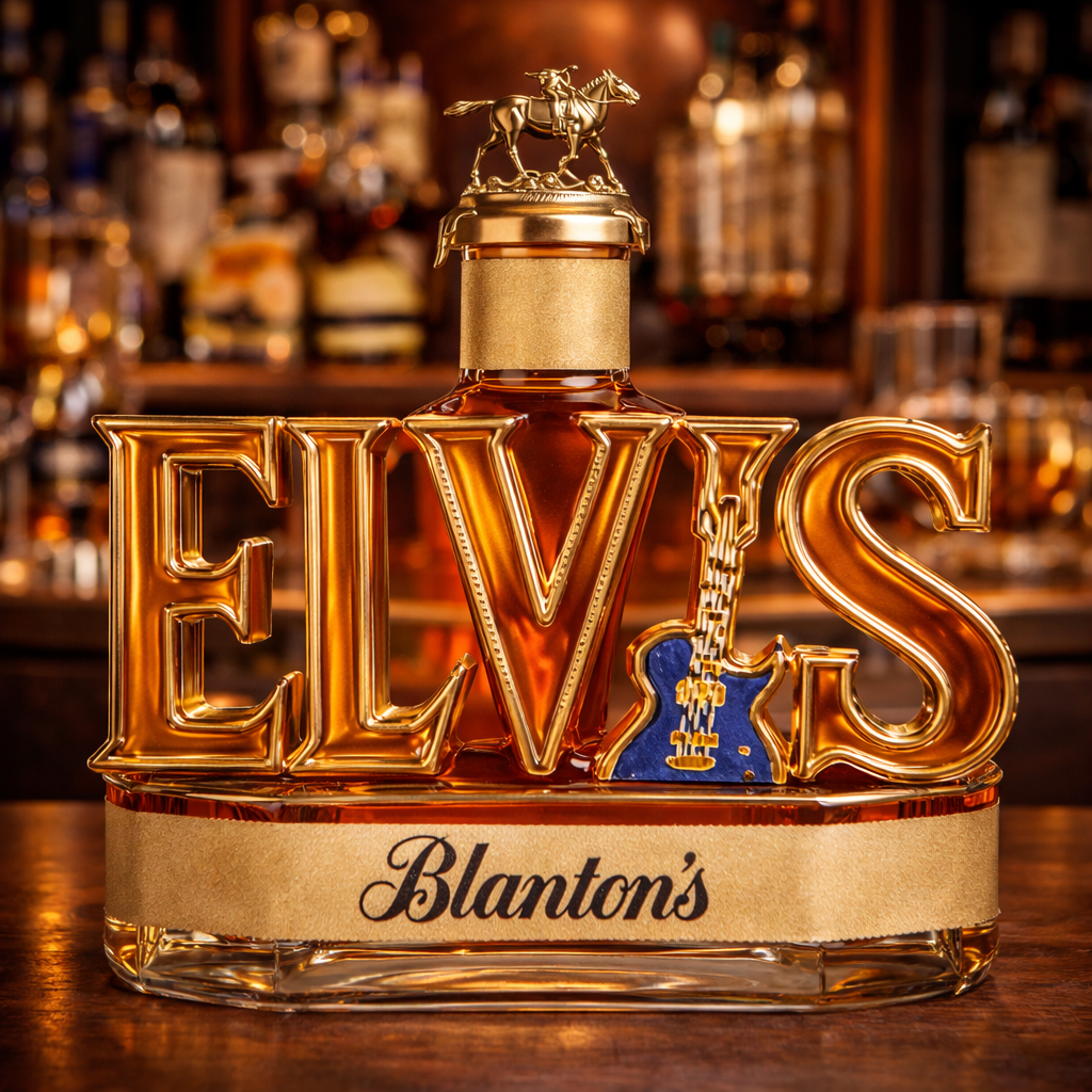 Elvis Presley Commemorative Whiskey Decanter