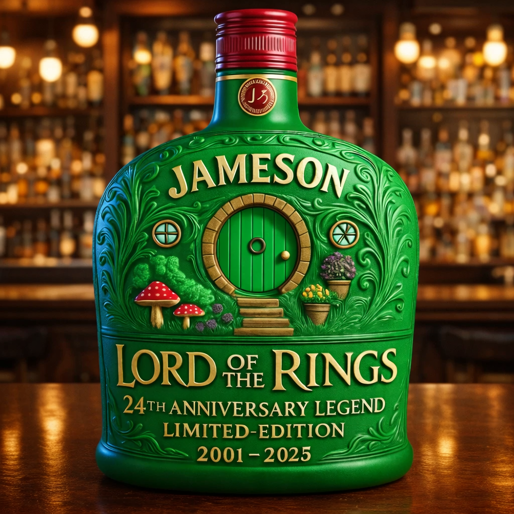 Lord of the Rings Bottle 24th Anniversary Legend Limited Edition whiskey Bottle