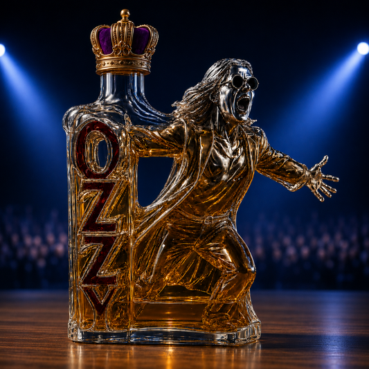 Ozzy Osbourne Final Tour Memorial Whiskey Bottle