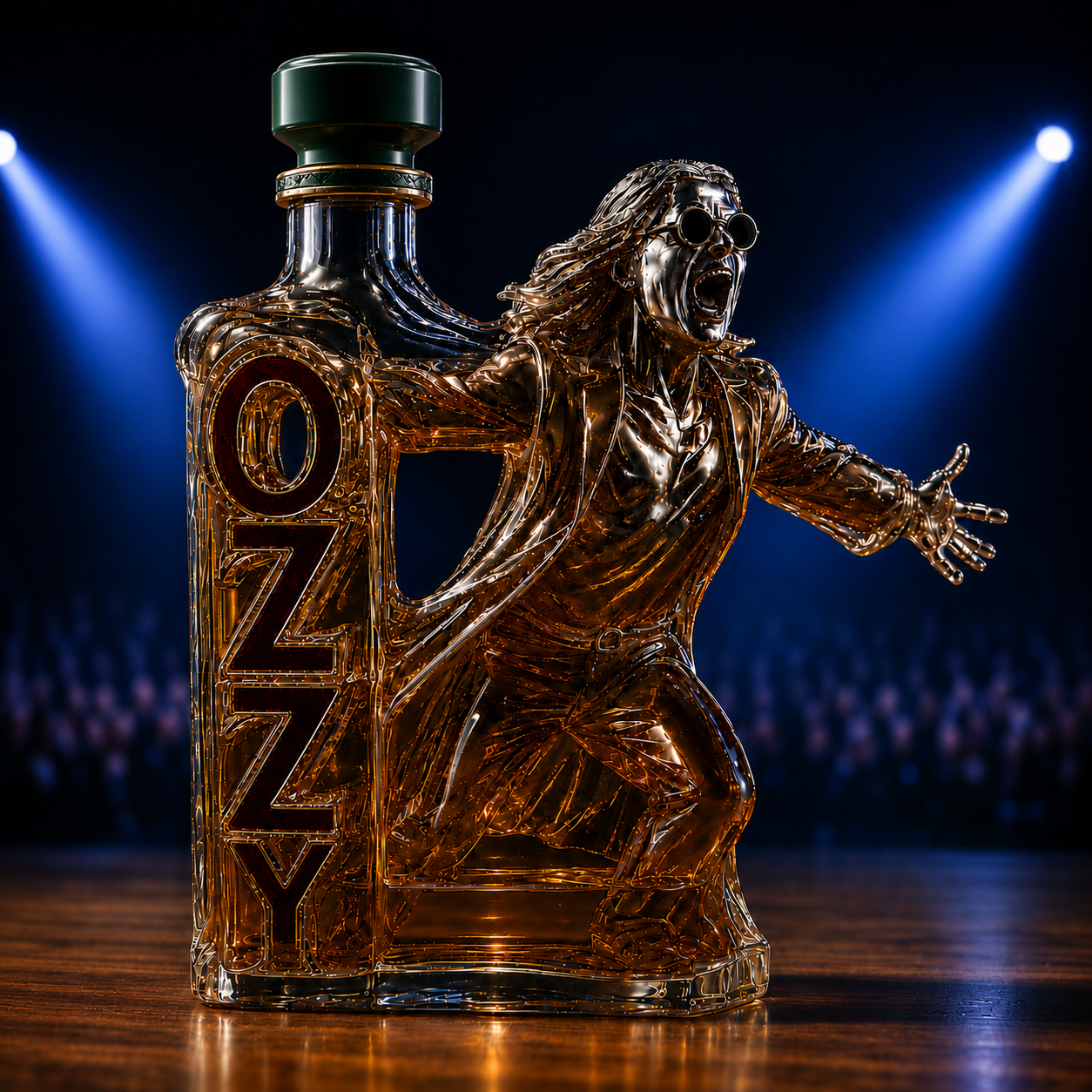 Ozzy Osbourne Final Tour Memorial Whiskey Bottle