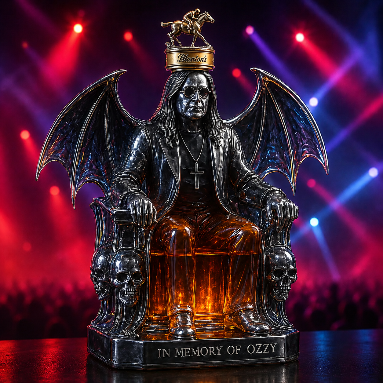 Ozzy Osbourne Whiskey Bottle