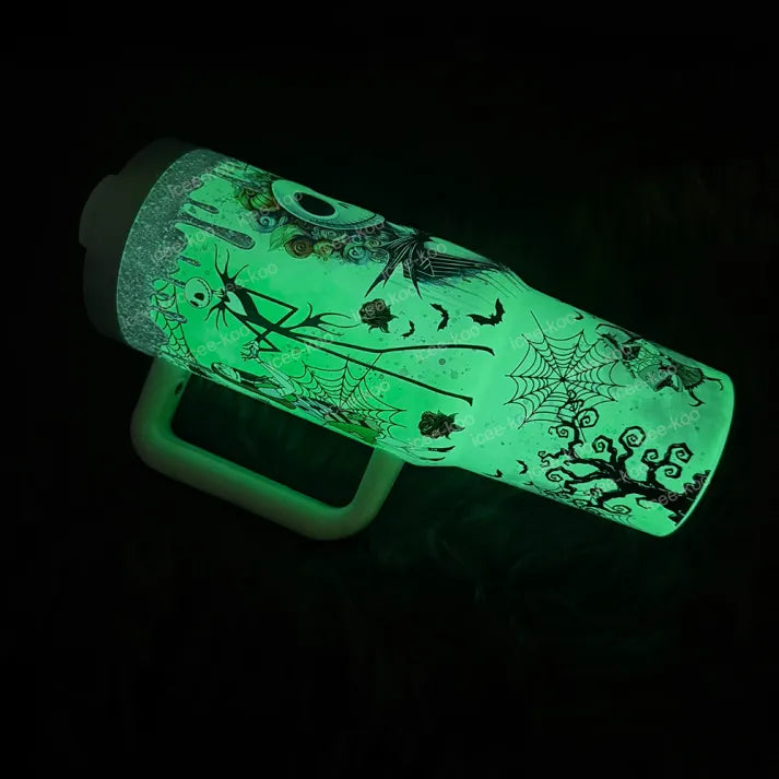 Christmas Eve Jack In-Car Insulated 1200ml Luminous Glow Tumbler