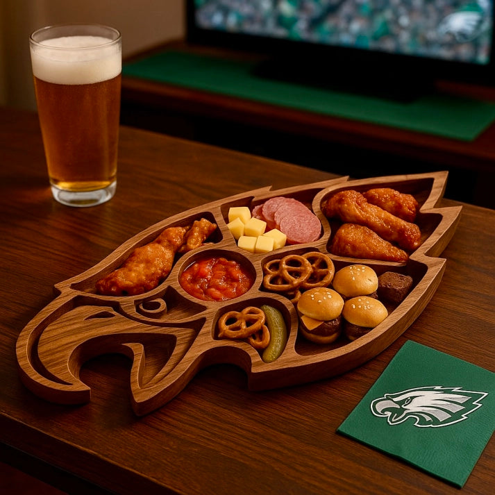 Team Legacy Wooden Charcuterie Board