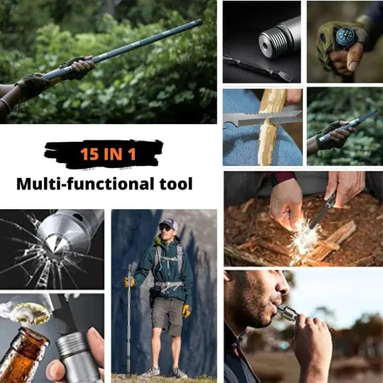 MK II Survival System Hiking Stick