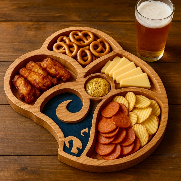 Team Legacy Wooden Charcuterie Board