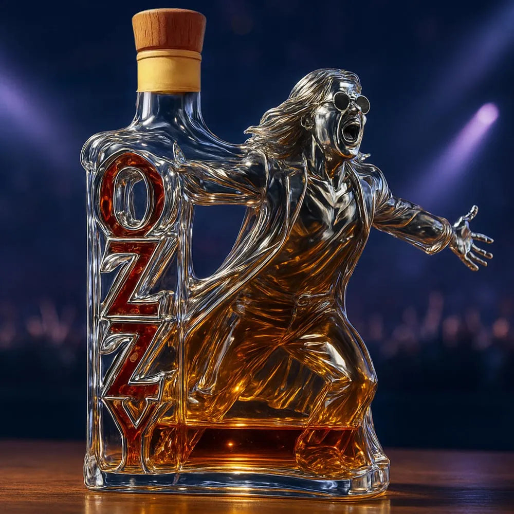 Ozzy Osbourne Final Tour Memorial Whiskey Bottle