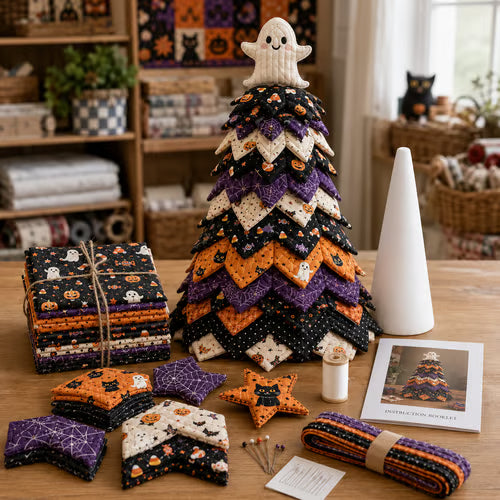 Americana Christmas Tree Quilt Kit