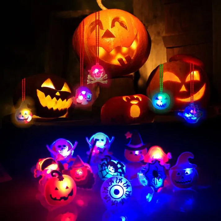 Halloween LED Glow Rings (50pcs)