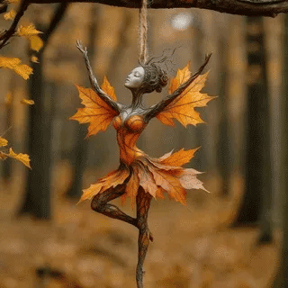 Autumn Leaf Ballerina Advent Calendar